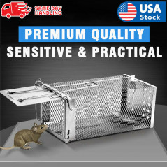 Mouse Trap Rat Trap Rodent Trap Live Catch Cage, Easy to Set Up and Reuse