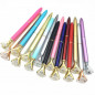 10 pcs Custom Printed bright light pens Personalized pens Diamond wedding gift