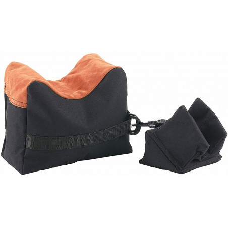 Laspur Tactical Shooting Gun Rest Bench Front Rear Sand Bag Combo Set-Unfilled