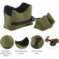 Laspur Tactical Shooting Gun Rest Bench Front Rear Sand Bag Combo Set-Unfilled