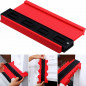 10-inch Contour Gauge Duplicator Profile Copy Tool Shape Measuring Red