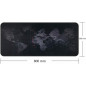 Extended Large Gaming Mouse Pad World Map Anti-slip Desk Computer Keyboard Mat