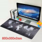 Extended Large Gaming Mouse Pad World Map Anti-slip Desk Computer Keyboard Mat