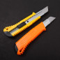 12PC Knife Utility Box Cutter Retractable Lock Razor Sharp Blade Tool Heavy Duty