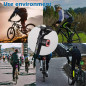 LED Bike Tail Light,Colorful Ultra Bright Bicycle Rear Light, 7 Colors Light USB