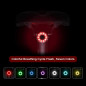 LED Bike Tail Light,Colorful Ultra Bright Bicycle Rear Light, 7 Colors Light USB