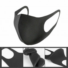 2-10pack Face Mask Black Washable Reusable Breathable Unisex polyurethane Masks