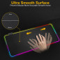 RGB LED Extra Large Soft Gaming Mouse Pad Oversized Glowing 31.5x12''