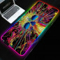 RGB LED Extra Large Soft Gaming Mouse Pad Oversized Glowing 31.5x12''