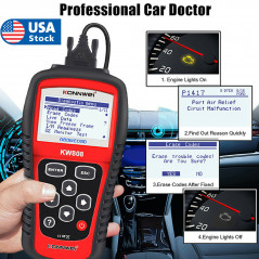 MS509 KW808 OBD2 OBDII EOBD Scanner Car Code Reader Tester Diagnostic