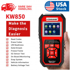 KW850 OBD2 EOBD CAN Auto Diagnostic Scanner Car Fault Code Reader Tester Tool