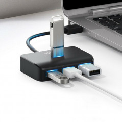 Philips USB 3.0 Multi HUB 4-Port Splitter Expansion Cable Adapter High Speed PC