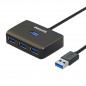 Philips USB 3.0 Multi HUB 4-Port Splitter Expansion Cable Adapter High Speed PC