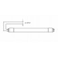 30Pcs LED 4FT 120cm T8 Tube Light Lamp 18W 5000K FROSTED LENS Single-End Power