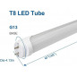 30Pcs LED 4FT 120cm T8 Tube Light Lamp 18W 5000K FROSTED LENS Single-End Power