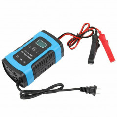 Battery Charger For Car And Motorcycle Repair LCD Lead Acid 12V 6A Pulse Kit