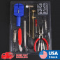 Watch Repair Tool Kit Band Pin Strap Link Remover Back Opener Remover OA 16 pcs