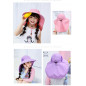 Kids Children Girls Outdoor Sun Hat UV Protection Neck Flap Cover Fishing Cap