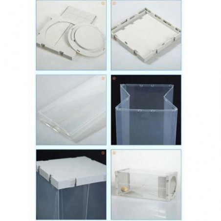 White Humane Rat Trap Cage Animal Pest Rodent Mice Mouse Bait Catch Capture Tool