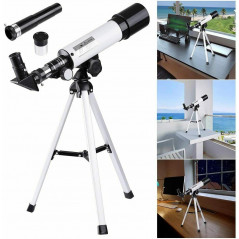 360/50mm Refractive Astronomical Telescope Tripod Monocula Space Scope Refractor