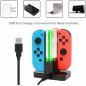 4 in 1Charging Dock Compatible with Switch Joy-Con with Lamppost LED