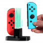 4 in 1Charging Dock Compatible with Switch Joy-Con with Lamppost LED