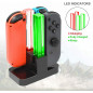 4 in 1Charging Dock Compatible with Switch Joy-Con with Lamppost LED