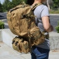 55L Molle Outdoor Military Tactical Bag Camping Hiking Trekking Backpack