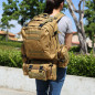 55L Molle Outdoor Military Tactical Bag Camping Hiking Trekking Backpack