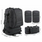 55L Molle Outdoor Military Tactical Bag Camping Hiking Trekking Backpack