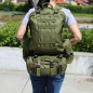 55L Molle Outdoor Military Tactical Bag Camping Hiking Trekking Backpack