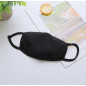 Black Unisex Face Mask Reusable Washable Cover Masks Fashion Cloth Men Women