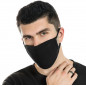 Black Unisex Face Mask Reusable Washable Cover Masks Fashion Cloth Men Women