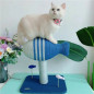 17" Natural Sisal Parla Scratch Post Cat Scratcher Sharpen Claws Sisal Rope Tree