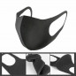 10 Pack Reusable Face Mask Black Washable Masks Breathable Unisex 0.4mm Thick