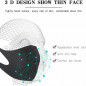 10 Pack Reusable Face Mask Black Washable Masks Breathable Unisex 0.4mm Thick