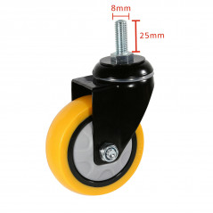 3 Inch 3‘’ Threaded Stem Mount Industrial Caster for Wire Shelving Racks