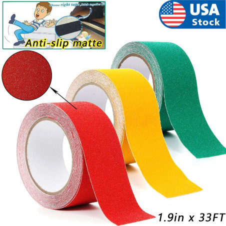 33FT Anti Slip Tape Nice Fine PVC Matte Tape Anti-Slip Tape Stair Treads Tape