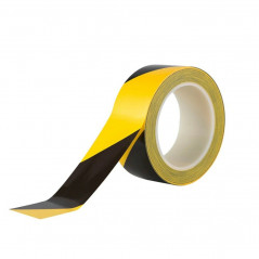 1.9in x 108FT Black Yellow Safety Warning Caution Conspicuity Tape Strip Sticker