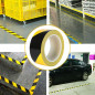 1.9in x 108FT Black Yellow Safety Warning Caution Conspicuity Tape Strip Sticker