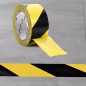 1.9in x 108FT Black Yellow Safety Warning Caution Conspicuity Tape Strip Sticker