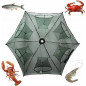 Fishing Bait Trap Crab Net Crawdad Shrimp Cast Dip Cage Fish Minnow Foldable NEW