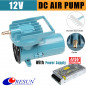 DC Air Pump Aerator Oxygen Inflator 24V 60/130W 140LPM Aquarium Fish Tank Pond