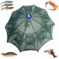 Fishing Bait Trap Crab Net Crawdad Shrimp Cast Dip Cage Fish Minow Foldable