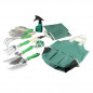 10 Piece Garden Tools Set Gardening Kit Gardening Tools with Gloves + Bag