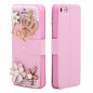 Luxury Flip Bling fashion Case  Cover Diamond crystal For iPhone 5/5s