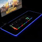 LED 9 Lighting Large Gaming Mouse Keyboard Pad RGB Glowing Mat 12x31.5" for PC