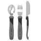 Twistshake Learn Cutlery Stainless Steel 12+m  Black or White