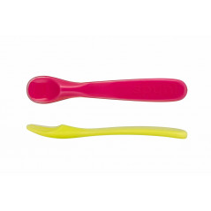 Spuni First Stage Soft Spoons in Bouncing Baby's First Feeding Spoon, 4 Mon+