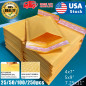 25/50/100/250 Bubble Mailers Padded Envelope Shipping Bags Seal Any Size